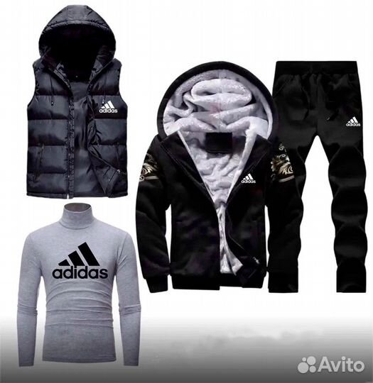 Комплект Adidas 4 в 1 теплый