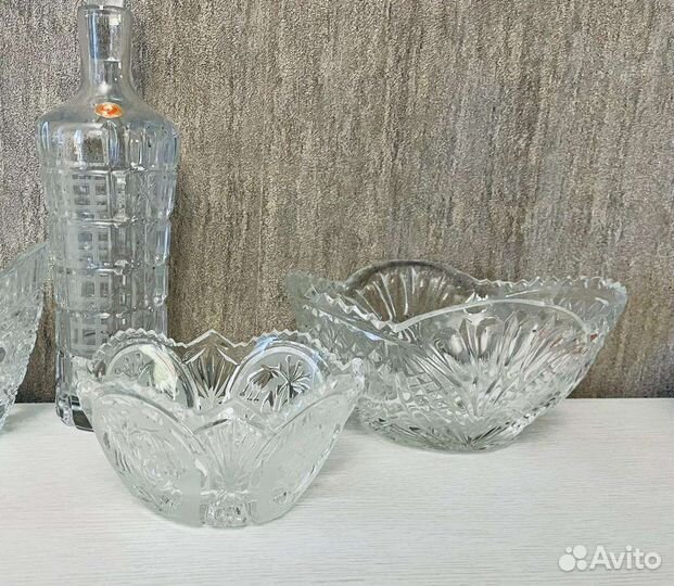 Салатник ваза хрусталь