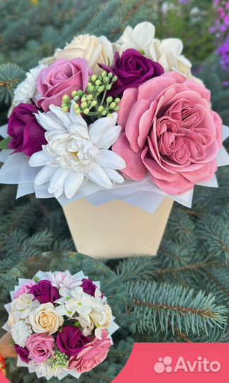 Букет из мыльных роз букеты