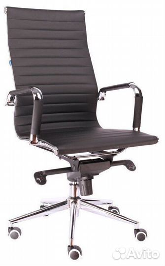 Кресло офисное EverProf Rio M Кожа Черный