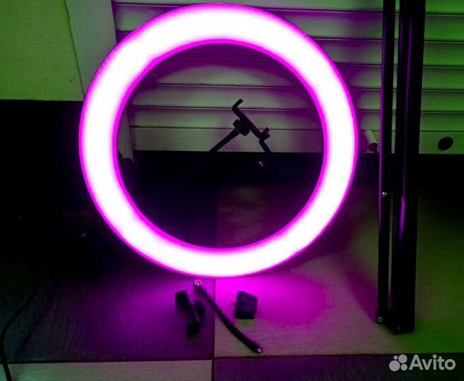 Кольцевая Лампа 45 см Цветная 50 Режимов + Штатив