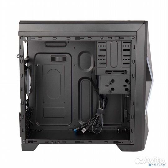 Case hiper A68 черный без бп ATX 1x92mm 2xUSB2.0 1