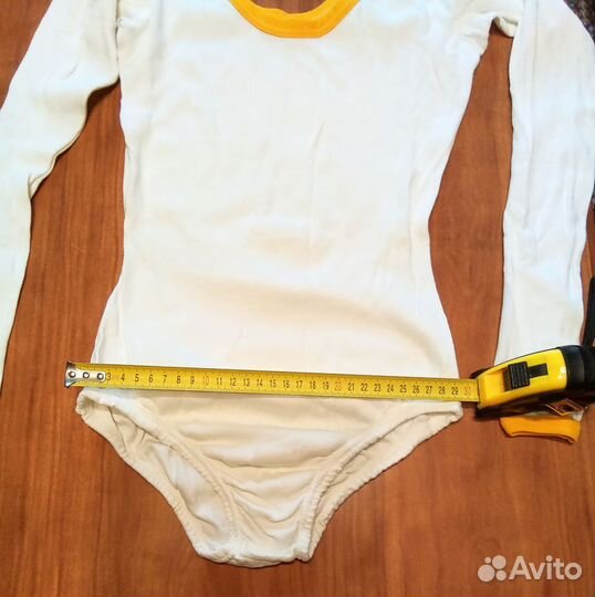 Купальник гимнастический белый