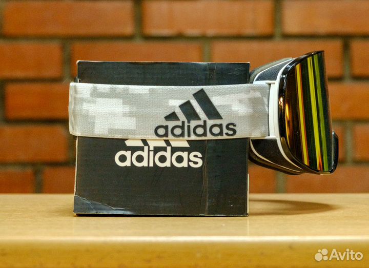 Маска Adidas Backland 17/18 (black matt/RED AD80