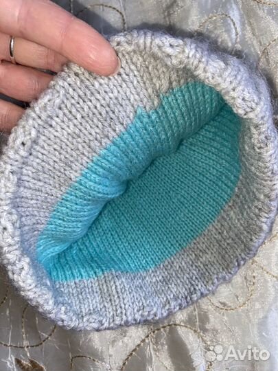 Шапка вязанная hand made