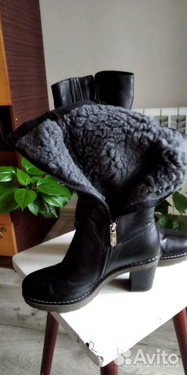 Сапоги зимние натуральная кожа