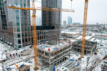 Ход строительства ЖК «Фили Сити» 1 квартал 2022