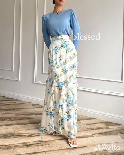 Костюм рубашка с юбкой