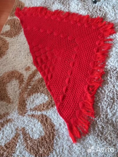 Шаль вязаная 220смХ120см