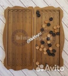 Нарды резные Ивановские Лев, бук