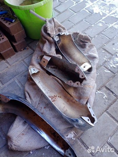 Хромированные клыки для 24 волги