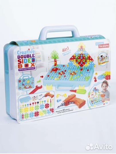 Конструктор с шуруповертом / новый