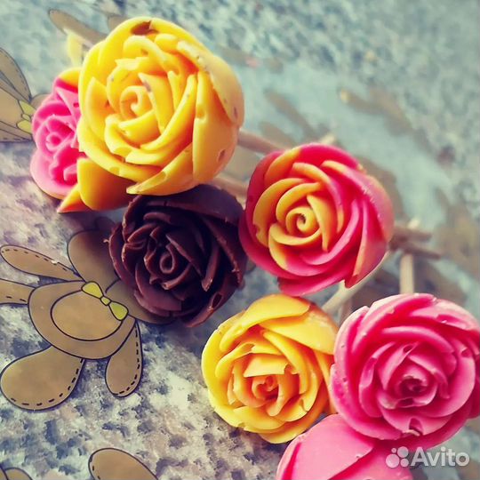 Букет из шоколадных роз