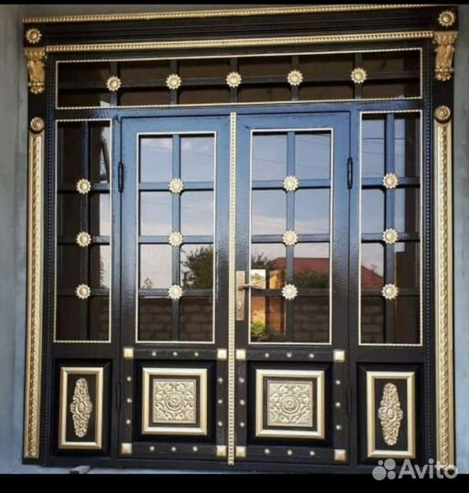 Кованные железные двери