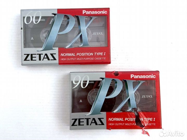 Набор 4 кассеты Panasonic Zetas PX 46 60 90 и 120