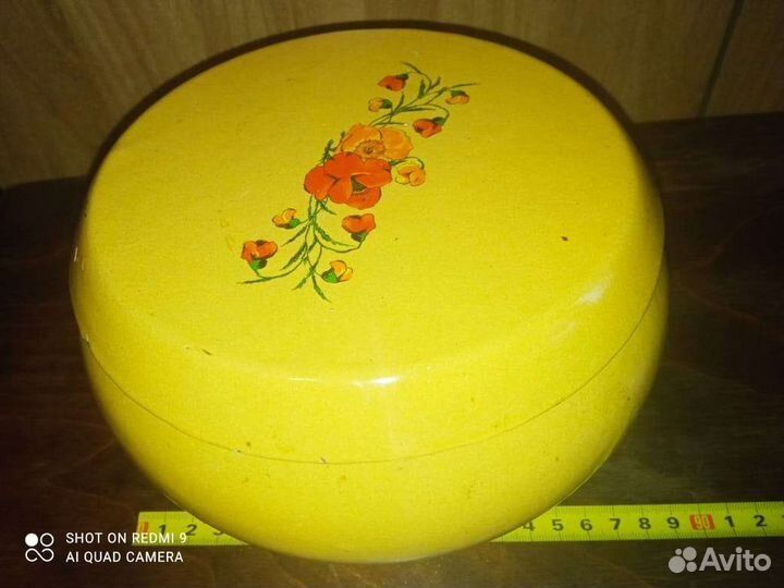 Чугунок эмалированный с крышкой СССР Сковорода