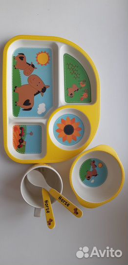 Бамбуковая посуда детская