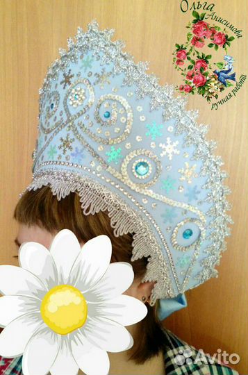 Кокошник для снегурочки