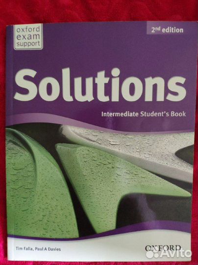 Учебник и тетрадь по англ., Solutions Intermediate