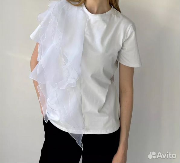 Футболка женская белая