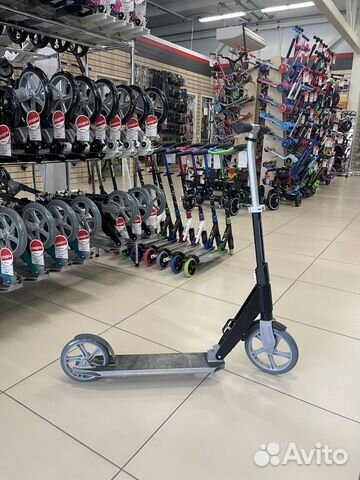 Самокат sitis DIO 230 FS (2022) черно-серый