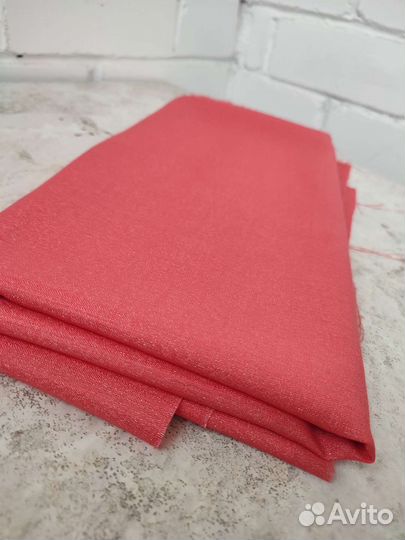 Лен мерсеризированный, отрез ткани