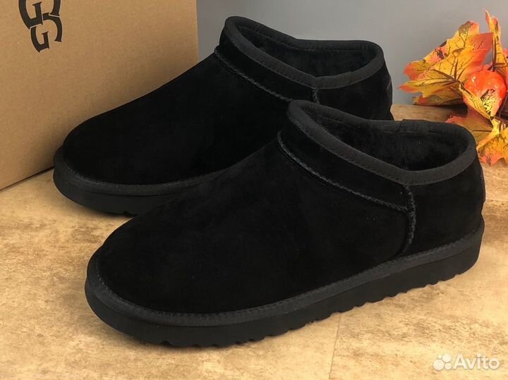 Слипоны женские Ugg Ultra Mini Tasman Black