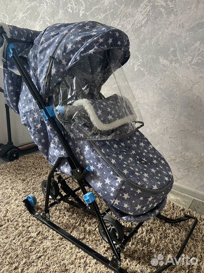 Коляска санки