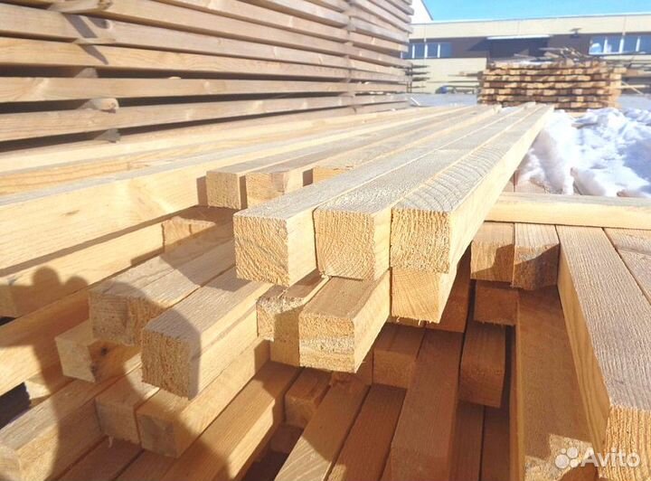 Брус обрезной 1 сорт 150х150мм, 6м