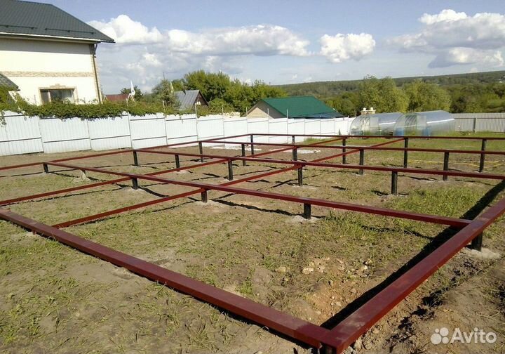 Винтовые сваи с установкой