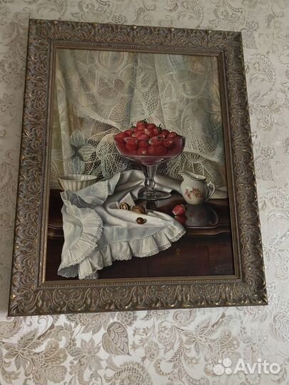 Картина маслом на холсте натюрморт