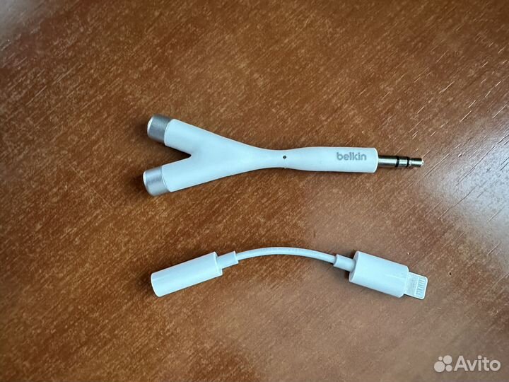 Адаптеры Apple Lightning/выход 3,5 мм и jack-2Jack