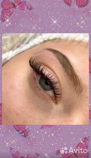 Модель на наращивание ресниц