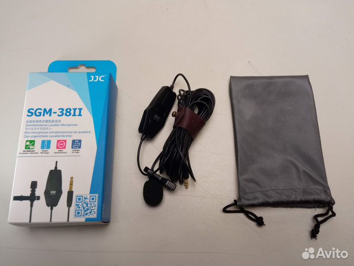 Петличный микрофон JJC SGM-38II (7 метров)
