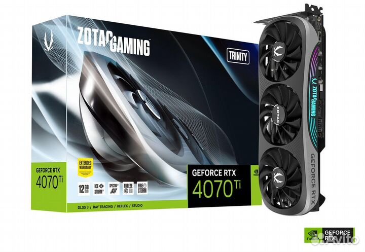 Видеокарта zotac gaming GeForce RTX 4070 Ti