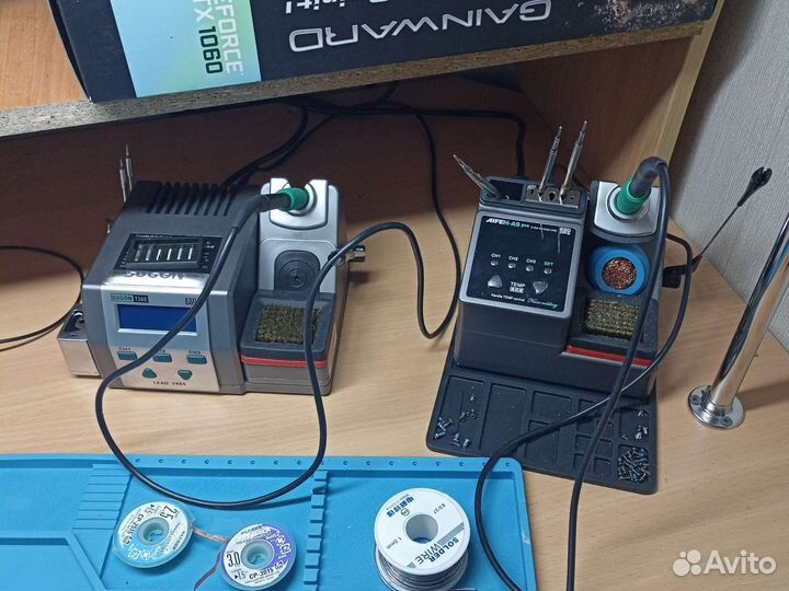 Ремонт видеокарт, замена памяти 3060Ti