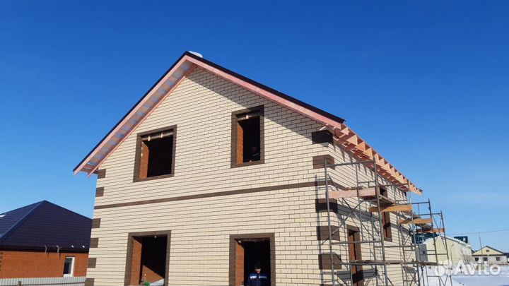 Кирпич облицовочный полуторный сахара рустика