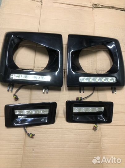 Мерседес w 463. Коплект очки маски с ходовыми