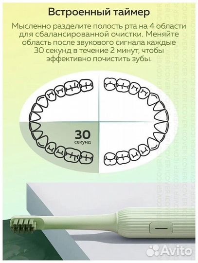 Звуковая зубная щетка Enchen Mint 5 Зеленый