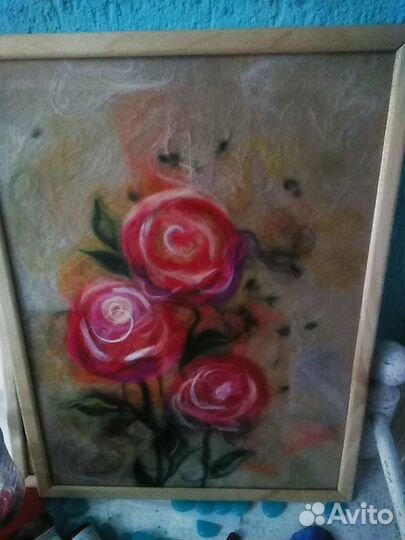 Картина шерсть