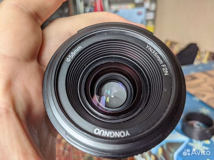 Объектив yongnuo 35mm f2.0 Nikon F байонет