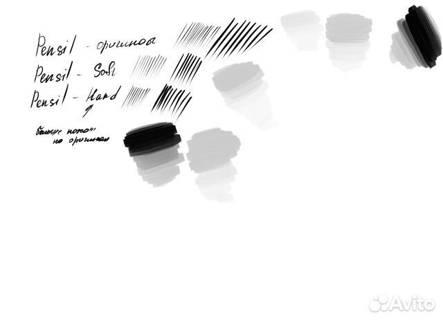 Наконечники для стилуса Apple Pencil 1, 2