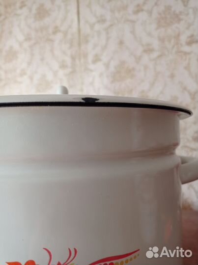 Кастрюля эмалированная 9 л