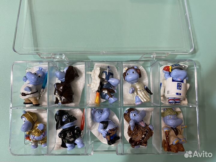 Бегемоты звездные войны бегемотики киндер 90-х