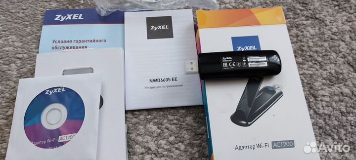 Wi-Fi адаптер zyxel NWD6605