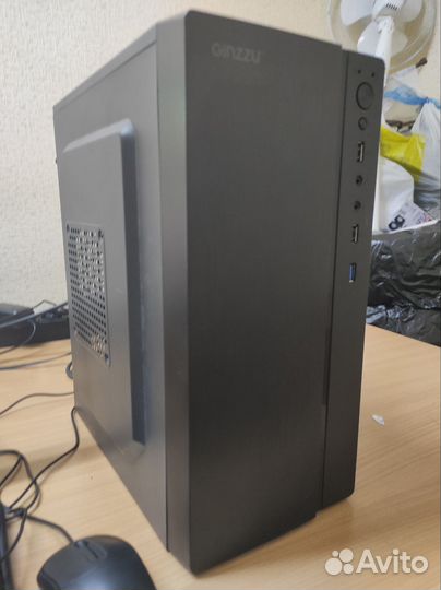 Пк в сборе. Intel 6x2.4 ггц. SSD 120. RX550. DDR3