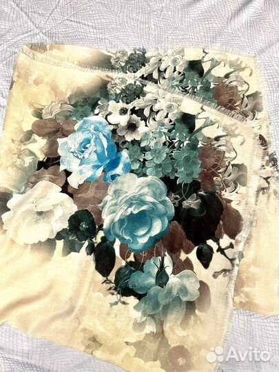 Платок шаль шерсть Италия