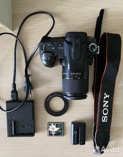 Зеркальный фотоаппарат sony a200