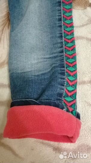 Утепленные джинсы