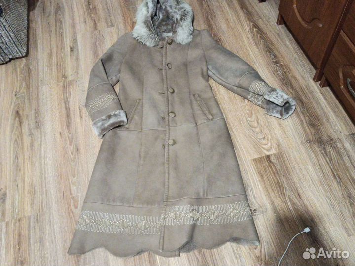 Дубленка натуральная женская 42-44 б/у